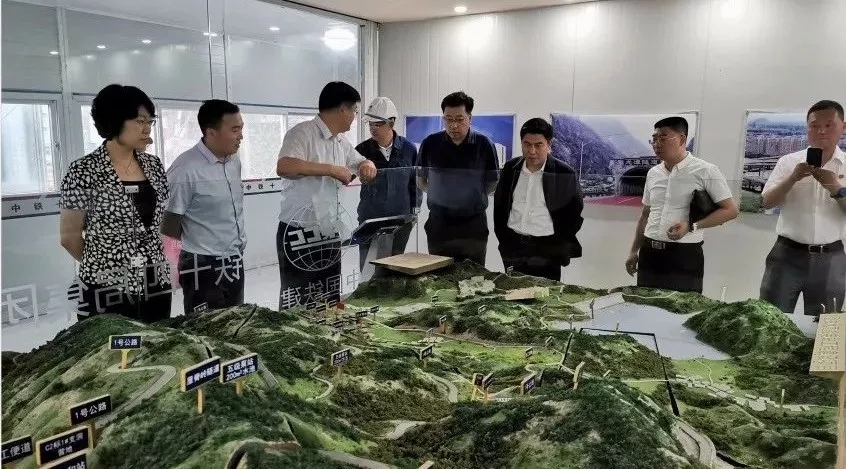 界石镇樱桃谷项目考察